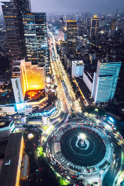 istock View at night, Jakarta business district, Indonesia 2157829929
