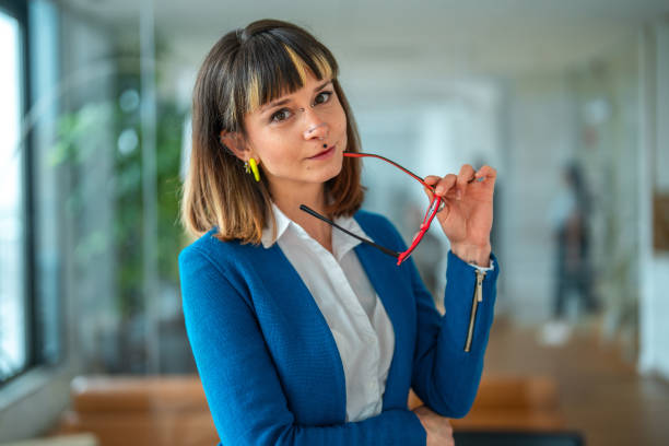 istock Confident Businesswoman in Office Setting 2157833167