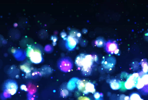 istock Background illustration of a faintly glowing night view 2157835002