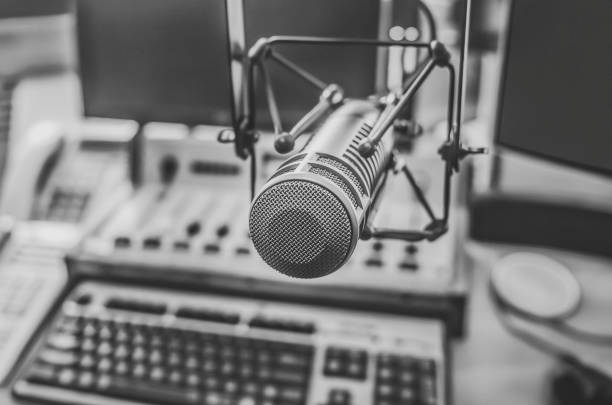 istock Professional microphone and sound mixer 2157836381