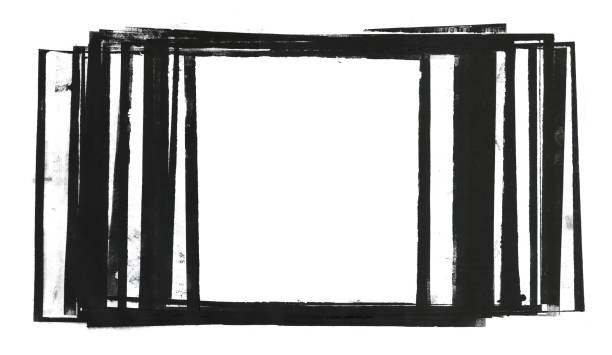 istock Handmade designed highly detailed grunge border with space for your text or image. Great grunge layer for your projects. 2157836703