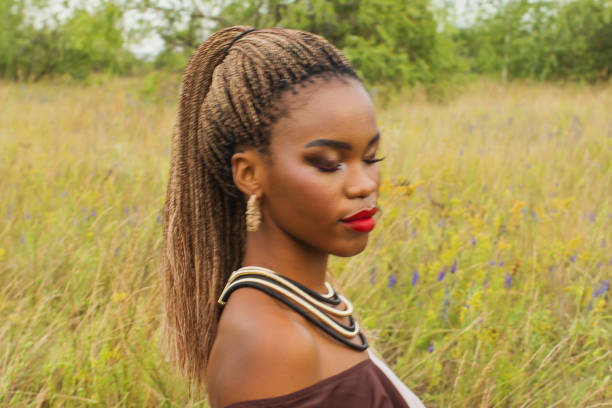istock Fashion model in dress. 2157840766