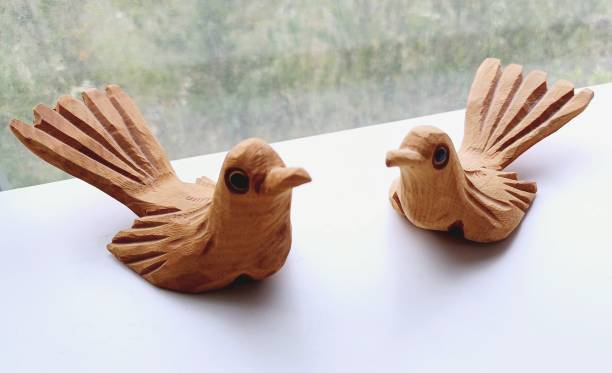 istock decorative wooden bird figurine 2157847903