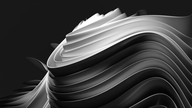 istock A black and white image of a spiral with a white background 2157851222