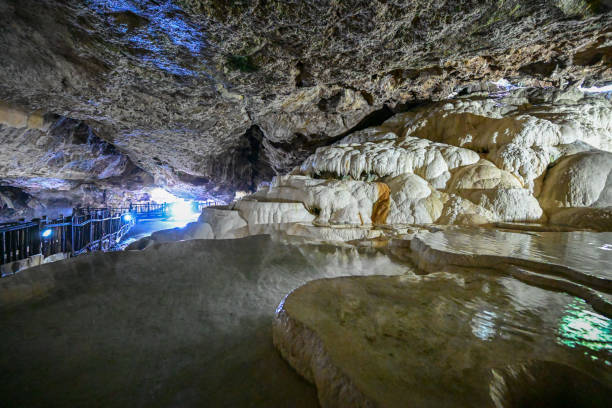 Kaklik Cave in Denizli, Turkey
