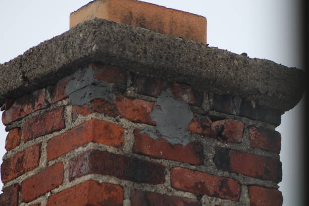 istock Red Brick Chimney On A On Homes Rooftop In Downtown Buffalo NY 2157863986