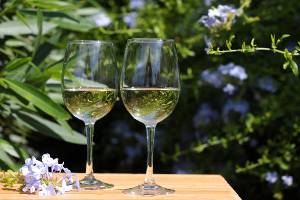 istock Refreshing glass of chilled wine on a Summers day 2157867330