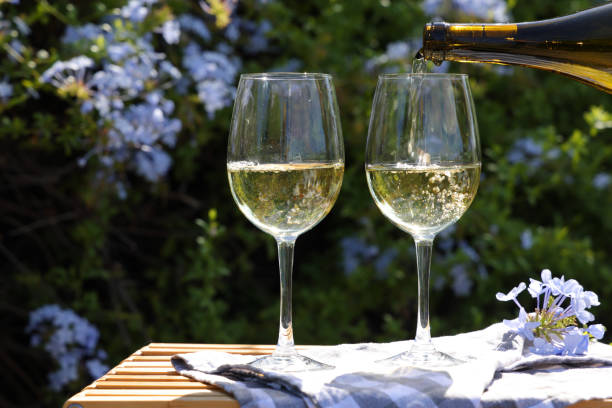 istock Refreshing glass of chilled wine on a Summers day 2157867339