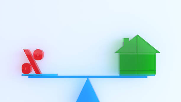 istock Financial management concept. Housing mortgage and risks. 2157868749
