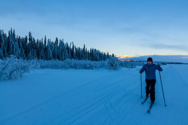 istock Winter time views in northern Canada, Yukon Territory along the Yukon River. 2157871138