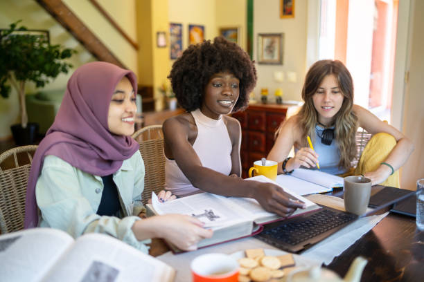 istock Shot of college students working together at home 2157883657