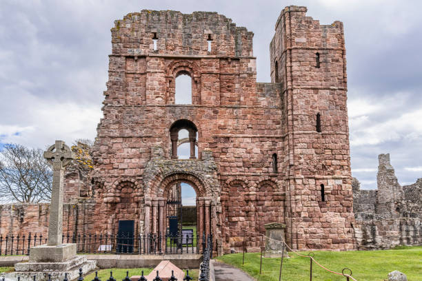Ruins of the Lindisfarne Priory.