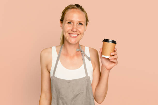 istock Business owner woman holding coffee cup 2157892836