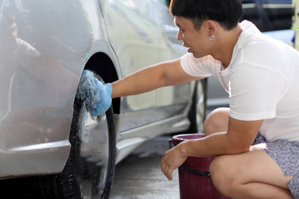 istock Car Washing at Home 2157897525
