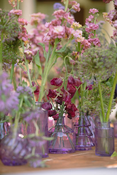 istock Beautiful purple wedding flowers 2157902763