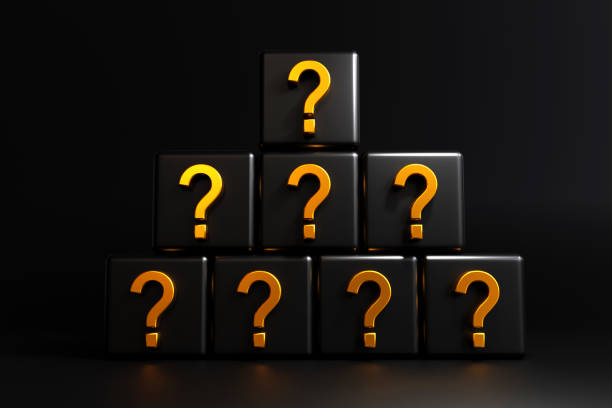 istock Question mark on cube. frequently asked questions marketing plan for educational ideas 2157909992
