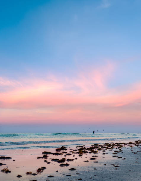 istock Beautiful tropical island beach during sunrise 2157912233