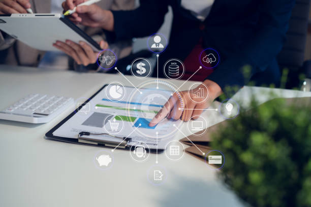 istock Project manager working and update tasks with milestones progress planning and professional investor working new start up project in the office. 2157916076
