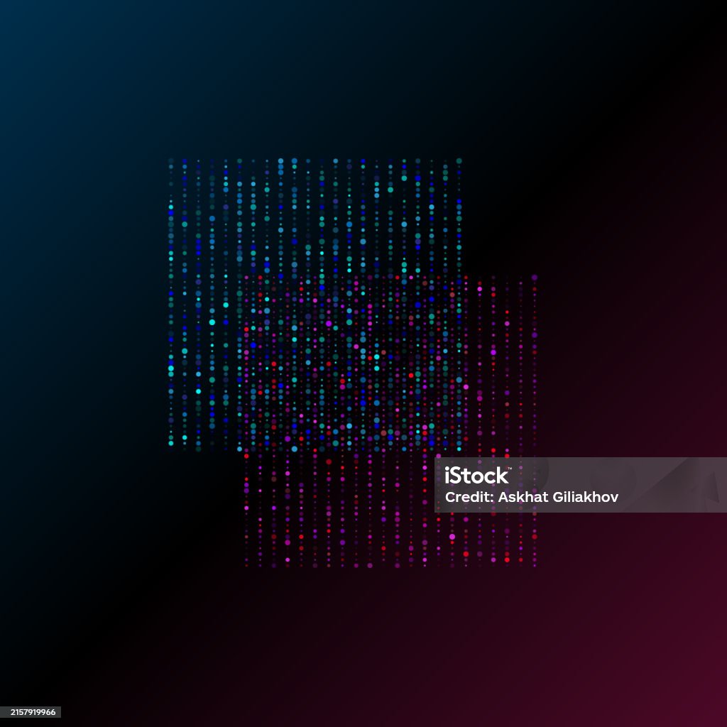Science Visualizations With Stripes Big Data Visualization Stock Illustration - Download Image Now ...