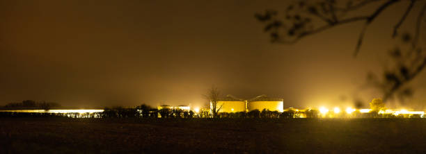 Storage tank at chemical plant