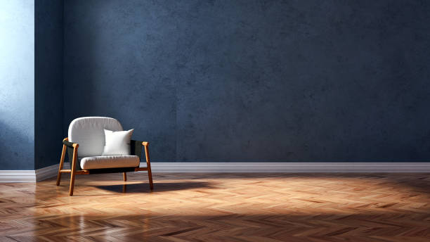 istock Large luxury modern bright interiors Living room mockup illustration 3D rendering image 2157922247
