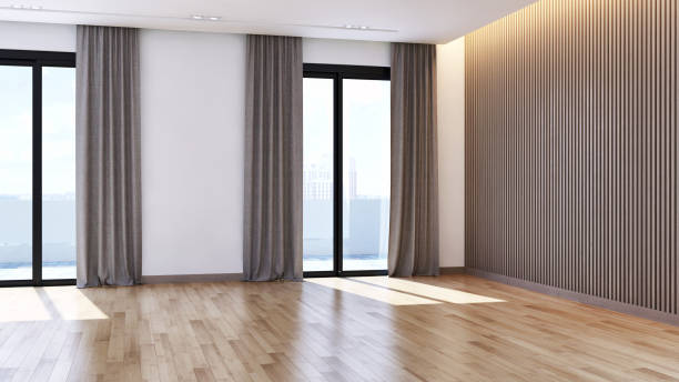 istock Large luxury modern bright interiors Living room mockup illustration 3D rendering image 2157923075