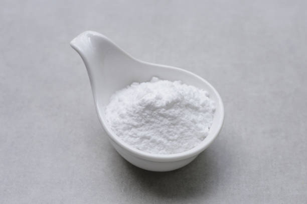 istock Bowl of baking soda, Sodium bicarbonate powder 2157927037