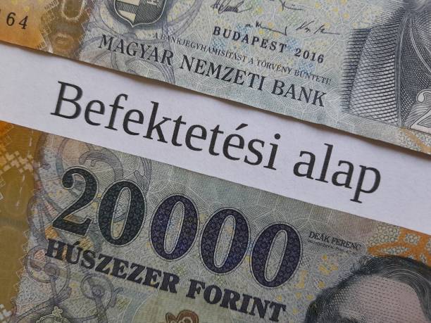 istock 20000 forint banknotes with Investment fund (mutual fund) subtitle 2157930975