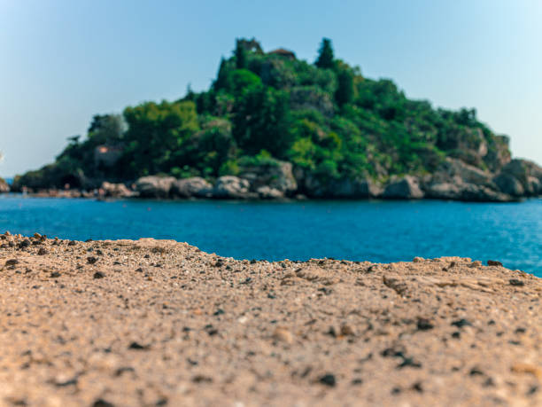 Isola bella in Taormina, Sicily, Taormina, Italy, Sea, Beach