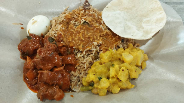 istock Indian cuisine nasi biryani rice with curry mutton 2157935943