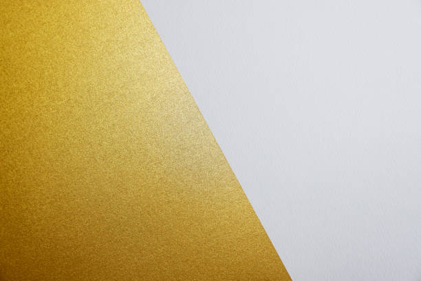 istock Gold and white paper texture background. 2157940125