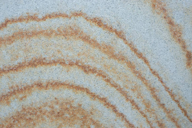 istock Sand stone with rusty veins like marble texture, close up 2157947922