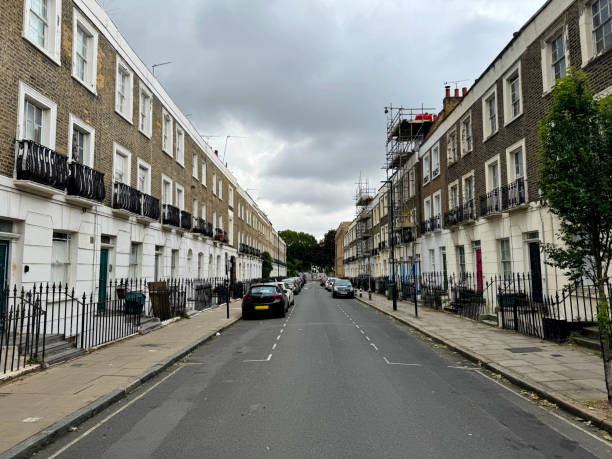 istock Terraced georgian houses 2157947984