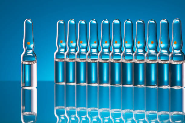 istock Medical glass ampoules. 2157948458