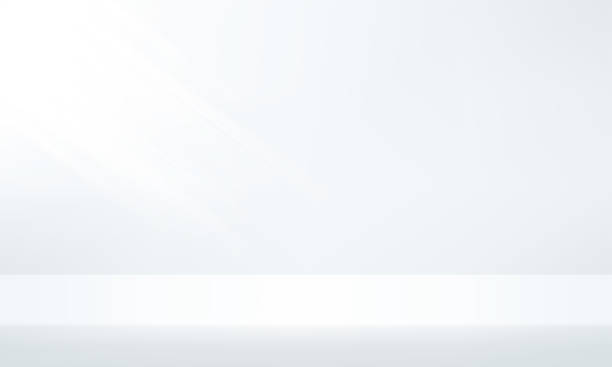 istock White background. Minimal 3d shelf. Room in the 3d. Space for selling products on the website. Business backdrop. Business backdrop. 2157948561