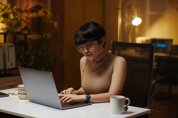 istock Woman Working on Laptop in Office 2157951444