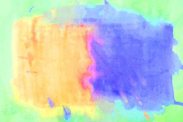 a purple and yellow watercolor background