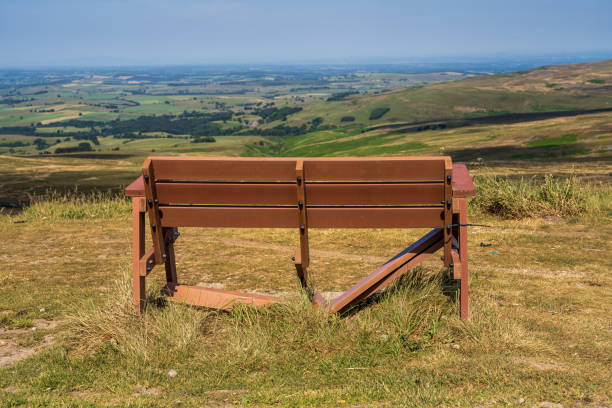 istock A broken bench with a view from the Hartside Pass between Alston and Penrith, England, UK 2157958681