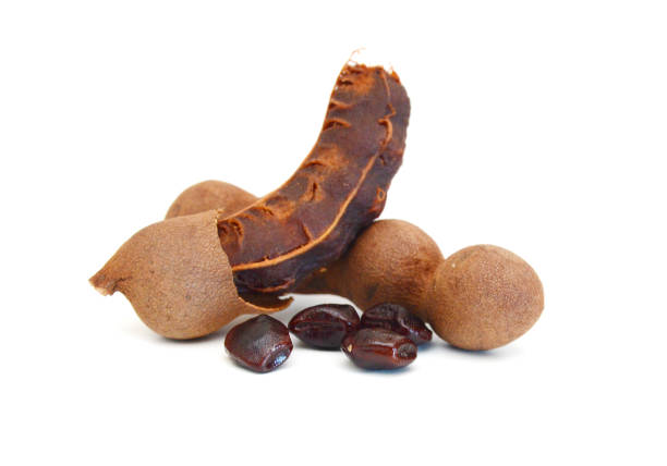 istock Sweet tamarind on a white background 2157961033