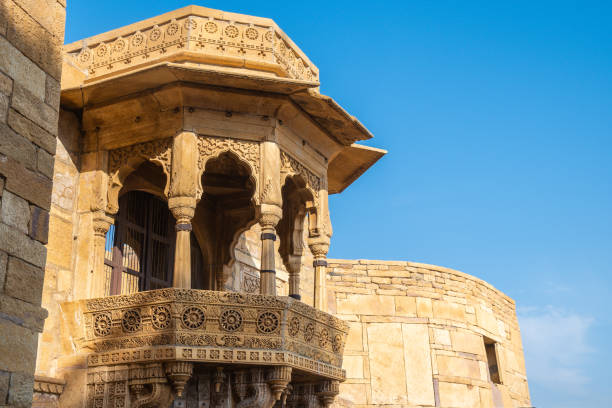 istock Exploring the ancient Jaisalmer fort castles architecture within the picturesque desert landscape 2157961062