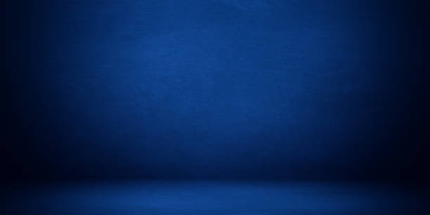 istock Blue background, abstract wall studio room, can be used to present your product 2157967745