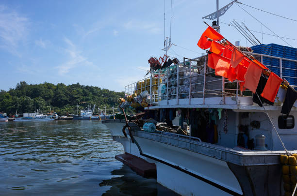 Scenery of Mokpo Port in Korea