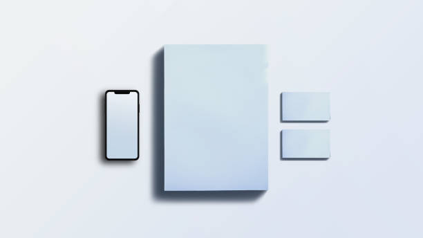 istock Raw Photo Realistic Stationery Mockup 2157970545