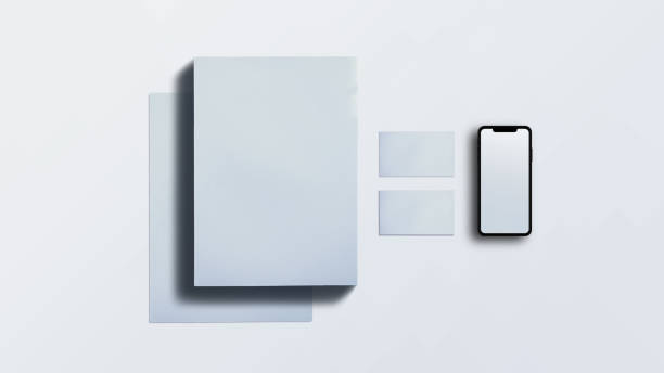 istock Raw Photo Realistic Stationery Mockup 2157970620