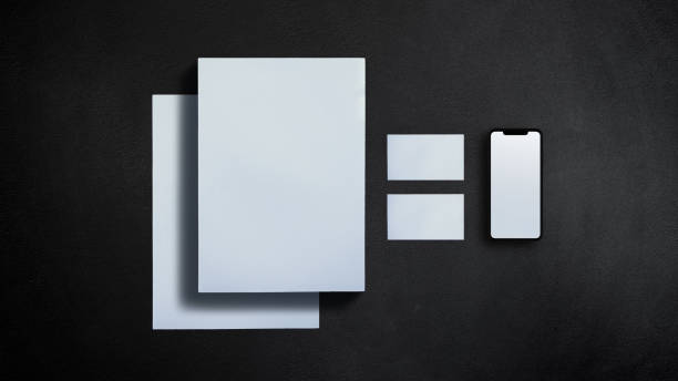 istock Raw Photo Realistic Stationery Mockup 2157970621