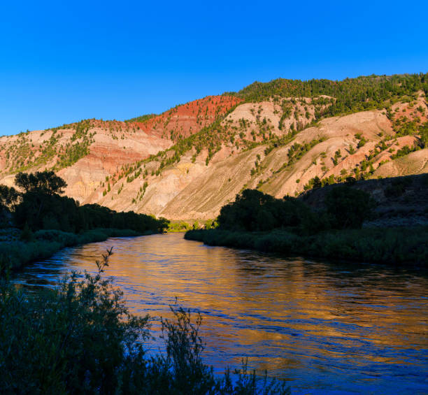 istock River Scenic Landscape with Canyon Reflections 2157971631