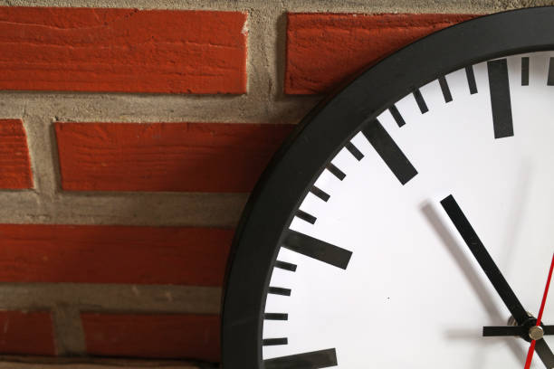 istock Detail of a clock 2157974189