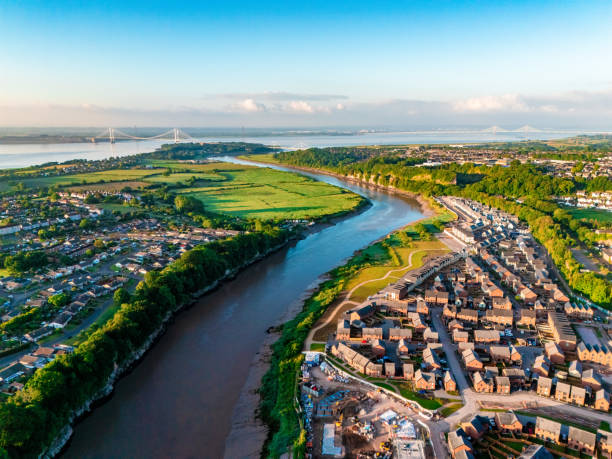 istock Drone view of new housing development being built in the UK 2157976082