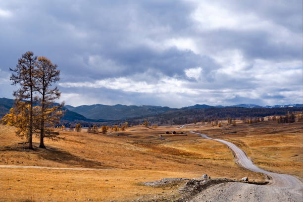 istock Amazing autumn of Altai 2157979659