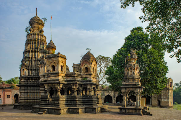 istock Shree Kshetra Sangam Mahuli and Kshetra Mahuli are two temple 2157981506